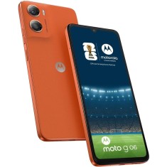 Telefon mobil Motorola g06, Dual SIM, 256GB, 4GB RAM, Arabesque Orange