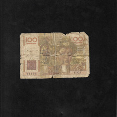 Franta 100 franci francs 1949 seria44596 uzata