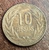 C50 - Moneda foarte veche - Columbia - 10 pesos - 1989, America Centrala si de Sud