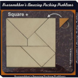 Puzzle mecanic Krasnoukhov`s Amazing Packing Problems - Square + - Vladimir Krasnoukhov