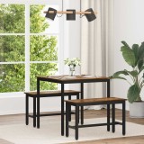 vidaXL Mese de sufragerie 80 x 80 x 75 cm METAL 892628