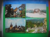 HOPCT LOT 3239 - IP- - 4 CARTI POSTALE-SINAIA-JUD PRAHOVA-CIRCULATE, Circulata, Printata