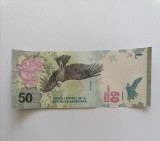 Bancnota Argentina 50 pesos (2018) UNC - urma cum a fost prinsa in fisic
