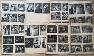 Scene din Sah Mat, Teatrul Evreiesc de Stat 1957// lot 49 fotografii foto