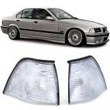 Indicator alb transparent potrivit pentru BMW 3 SERIE E36 Sedan Touring Compact 90-99 Performance AutoTuning
