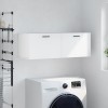 VidaXL Dulap de perete, alb, 100x36,5x35 cm, lemn compozit 830148