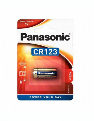 Baterie Panasonic CR123A 3V CR-123AL/1BP litiu blister 1 buc. foto
