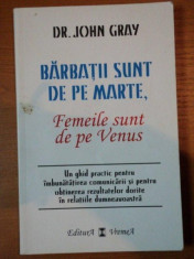 BARBATII SUNT DE PE MARTE, FEMEILE SUNT DE PE VENUS de DR. JOHN GRAY , 2002 foto