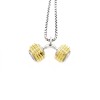 Lant inox cu Pandantiv Haltera otel inoxidabil Personal Style 00A239