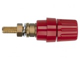 Soclu Banană 4mm 100A Roșu cu Izolație Pe Panou