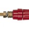 Soclu Banană 4mm 100A Roșu cu Izolație Pe Panou