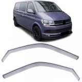 Deflector de vant, deflector de ploaie, protectie &icirc;mpotriva vantului, transparent, potrivit pentru VW T5 Bus Transporter 03-15 Performance AutoTuning