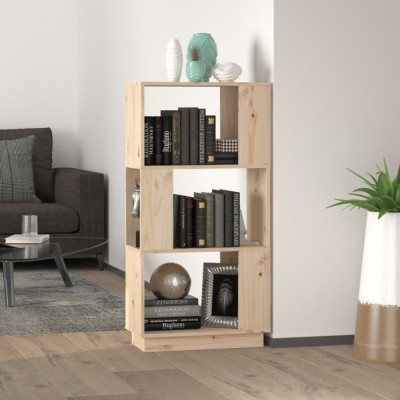 Bibliotecă/Separator cameră, 51x25x101 cm lemn masiv pin foto