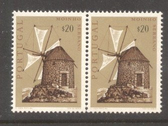 Portugal 1971 Windmills x 2, MNH S.151 foto