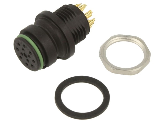 Conector circular 12 pini IP67