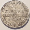 Germania Prusia 1 Groschen 1864 A Berlin Argint Wilhelm I Moneda Veche