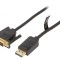 Cablu DisplayPort la DVI-D 2m Negru