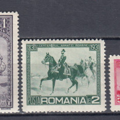 ROMANIA 1931 LP 89 CENTENARUL ARMATEI SERIE MNH