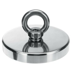 Magnet neodim oala D120 mm carlig inelar rotativ magnet fishing 480kg