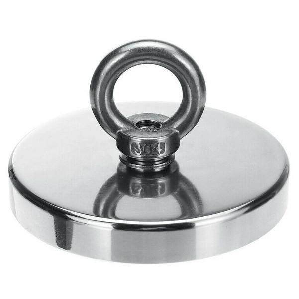 Magnet neodim oala D120 mm carlig inelar rotativ magnet fishing 480kg