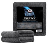 Prosop de uscare auto cu fir răsucit față-verso K2 TWISTON PRO 60 x 90 cm
