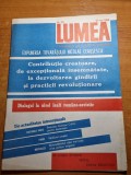 revista lumea 12 mai 1988-expunerea lui ceausescu