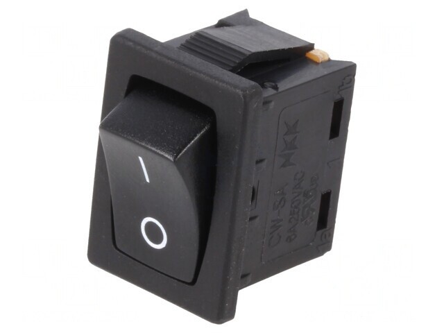 Rocker Switch ON-OFF 6A 250V Black