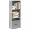 vidaXL Bibliotecă, gri beton, 40x24x109 cm, lemn prelucrat 857777