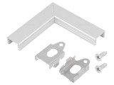 Conector Aluminiu 90&deg; TOPMET SLIM8 pentru Profile LED