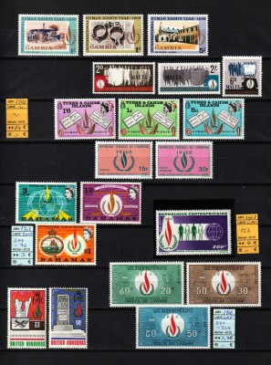 Lot Timbre, 1968 | Colecţie &amp;quot;Anul Drepturilor Omului&amp;quot; - Carta ONU | MNH | aph D8 foto