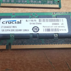 Ram Laptop Crucial 1GB DDR2 667MHz