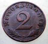 2.982 GERMANIA 2 REICHSPFENNIG 1937 D, Europa, Bronz