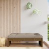 Gossi taburet de gradina, 120x80 cm, maro miere, lemn masiv de pin