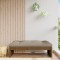 Gossi taburet de gradina, 120x80 cm, maro miere, lemn masiv de pin