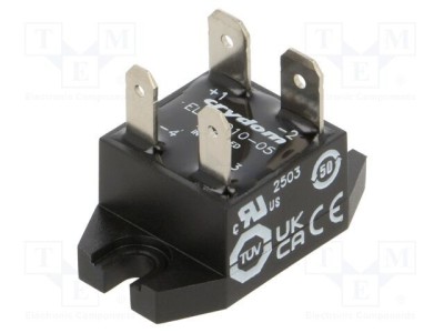 Releu semiconductor SENSATA CRYDOM EL DC 4-8V 10A 3-100V DC pe panou foto