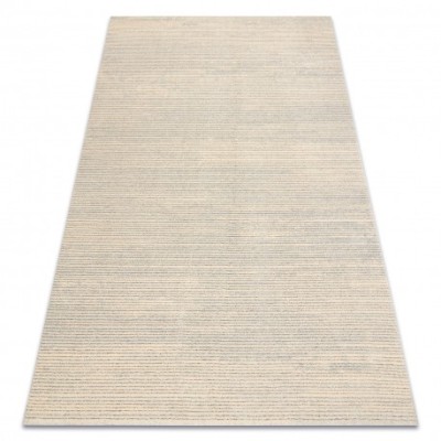 Covor din l&amp;acirc;nă FLUX 461.93.AE120 OSTA - Linii, structural, loft crem / gri, 240x340 cm foto
