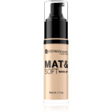 Bell Hypoallergenic Mat&amp;Soft make-up usor matifiant culoare 04 Golden Beige 30 ml