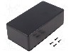 Carcasa ABS, 80mmx150mmx50mm, IP54, HAMMOND - 1591DSBK