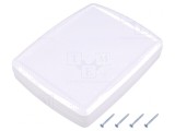 Carcasă Universală ABS Albă cu Garnitură 144x184x38 mm, KRADEX