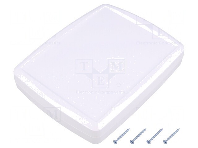 Carcasă Universală ABS Albă cu Garnitură 144x184x38 mm