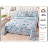 Cumpara ieftin Set Cuvertura Catifea Pat Dublu 3 Piese - PIT151