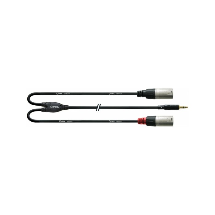 Cablu 3.5st-2XLR t-t 3m Cordial CFY 3 WMM
