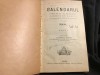Carte Calendarul portativ al functionarilor de banca romani anul I / 1909 redactor Vasile Babi plus scrisoare !