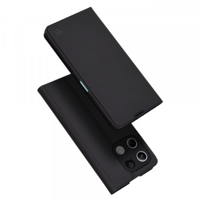 Husa pentru Xiaomi Redmi Note 13 5G, Techsuit, Magskin Book, Neagra foto