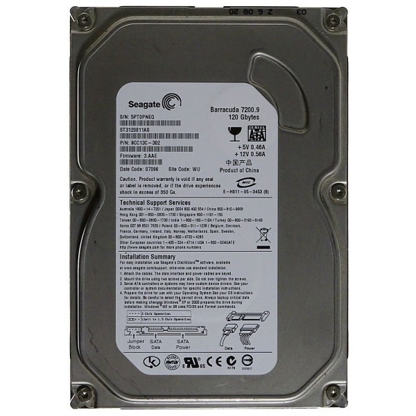 HDD Seagate Barracuda 250 GB SATA