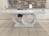Masa Extensibila Alba DORA 2, 160/200x88x77 cm, MDF Lucios, Living/Dining