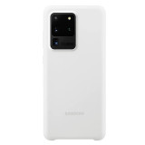 Cumpara ieftin Husa Cover Silicon Samsung pentru Samsung Galaxy S20 Ultra Alb