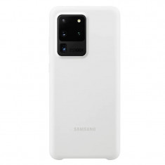 Husa Cover Silicon Samsung pentru Samsung Galaxy S20 Ultra Alb foto