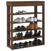 VidaXL Pantofar, stejar maro, 80x30x98 cm, lemn prelucrat 859938