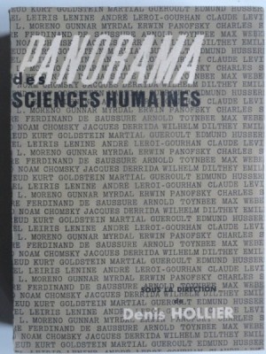 Panorama des sciences humaines , Denis Hollier foto